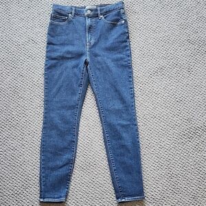 Everlane Women's Size 30R Zip Fly 5 Pocket Blue Jeans